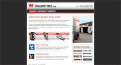Desktop Screenshot of dragontyres.com